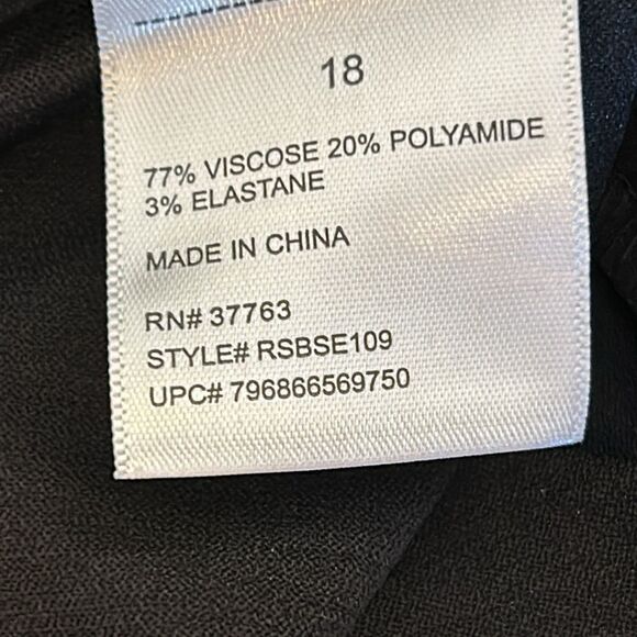 NEW Rafaella Black Stretch Shorts - Picture 4 of 6